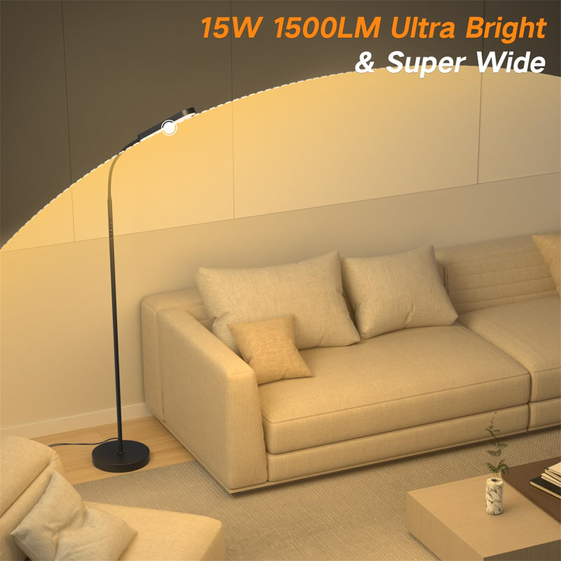 180cm LED Arched Floor Lamp
