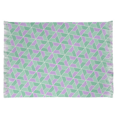Tapis de zone vert/mauve trapézoïdals Mcguigan