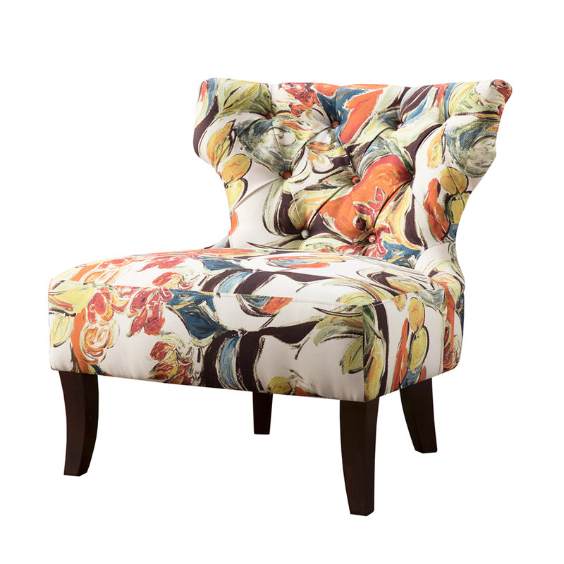 Chaise d'appoint sophistiquée avec rembourrage en mousse et structure en bois massif et contreplaqué