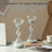 Geometric Tri-Layer Hourglasses With Grey Sand, 60-Minute Sand Timers