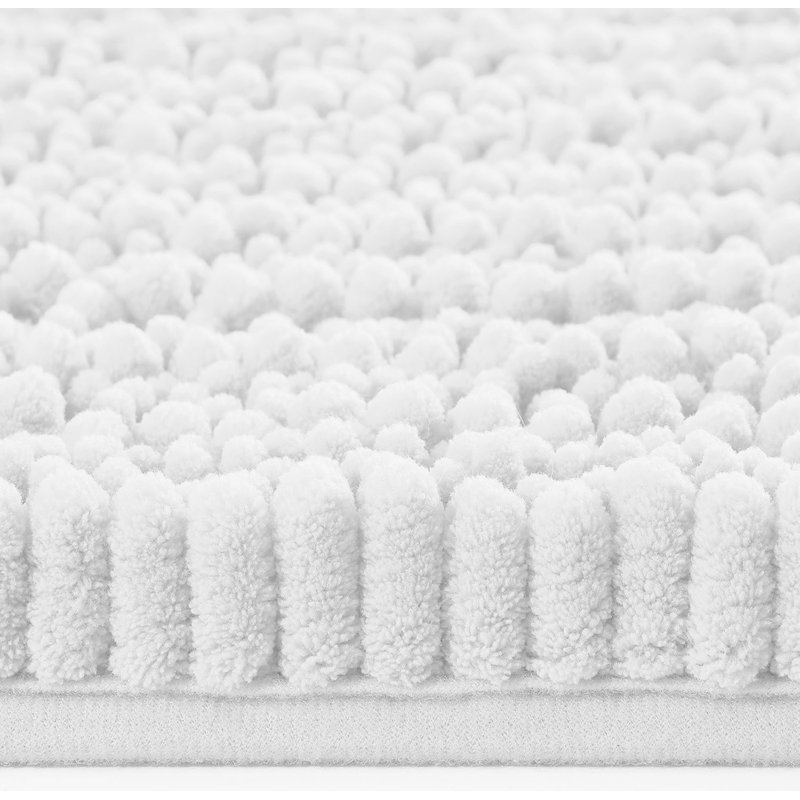 Tapis pour salle de bain Soft, White