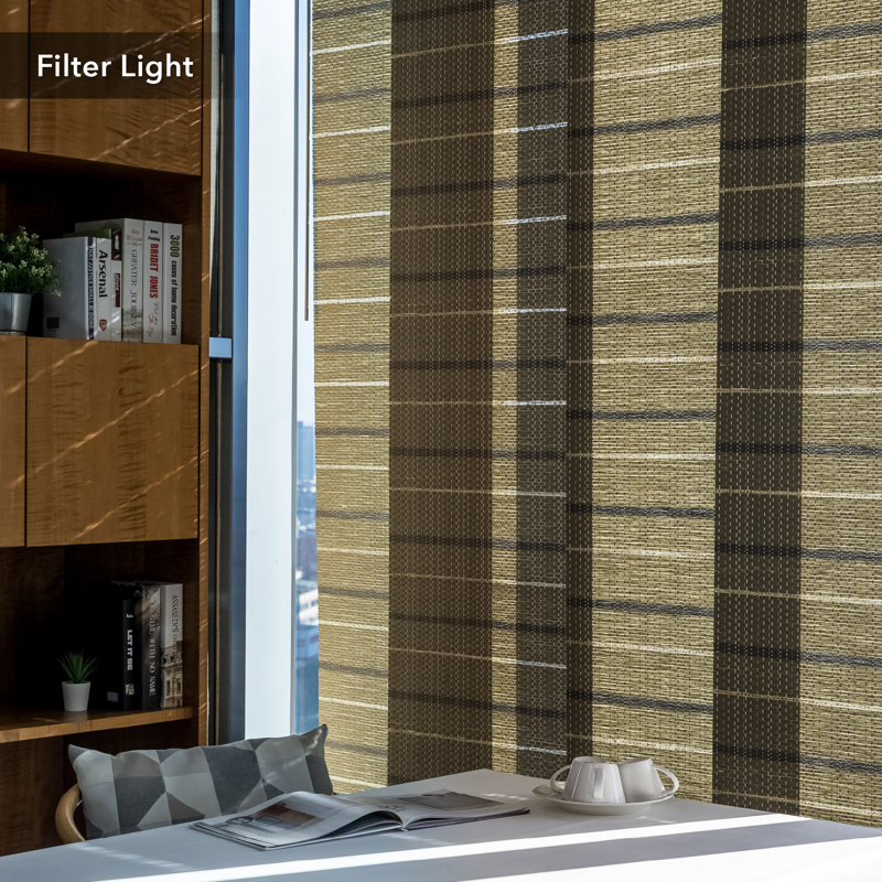 Sharmaine Semi Sheer Vertical Blind, God Rays