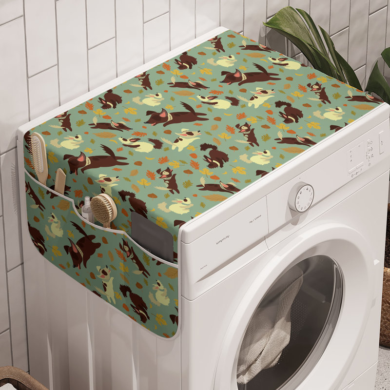 East Urban Home Autumn Washing Machine Organizer Pack of 2 47" x 18.5"