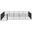 Hedd 100cm H Galvanised Steel Exercise Pen-2072909795