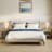 Upholstered Bed With Wingback Headboard-484207152-497581805