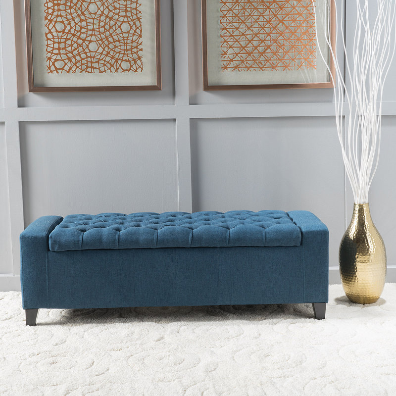 Repose-pieds, banc pour chambre ou entrée, Marine