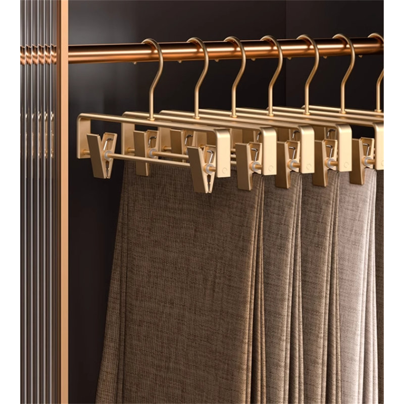 Aluminum Alloy Pants Hanger Clips, 20