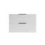 Meuble-lavabo mural cannelé moderne avec lavabo en céramique, armoire flottante en panneau de fibres à densité moyenne et tiroirs à fermeture en douceur (24 po / 30 po / 36 po)-403362012-403362009
