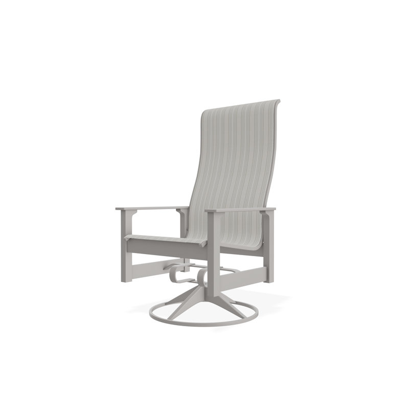 Leeward Polymer Outdoor Lounge Chair, Warm Gray, Harbor