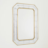 Cast Octagon Mirror