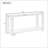 Distinctive Features Of A Minimalist Console Table With Bottom Shelf And Four Legs, Suitable For Entryway, Hallway, Living Room, Foyer, Corridor-75361125