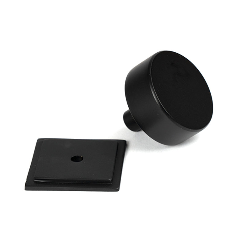 38mm Square Knob, Matt Black