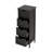 Black Bathroom Standing Cabinet 4-Drawers