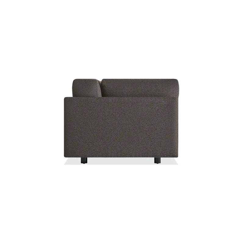 Sunday Sofa, 30" H x 82" W x 40" D, Kelso Charcoal 100% Polyester