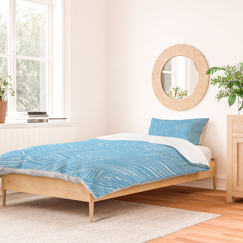 Housse de couette standard en coton Jenean Morrison, Housse de couette simple