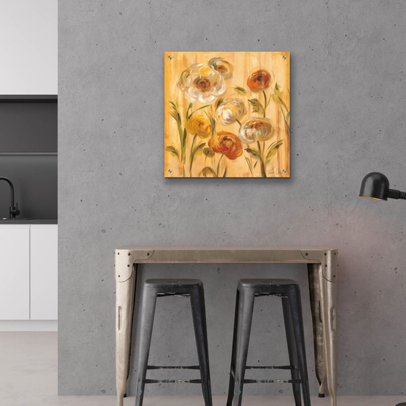  «Sunshine Mums 1» par Silvia Vassileva, art mural en verre acrylique, H 24 po x l 24 po x P 0,2 po