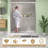 56" - 60" W X 72" H Double Sliding Semi-Frameless Shower Door With 1/4" Clear Tempered Glass-107141060
