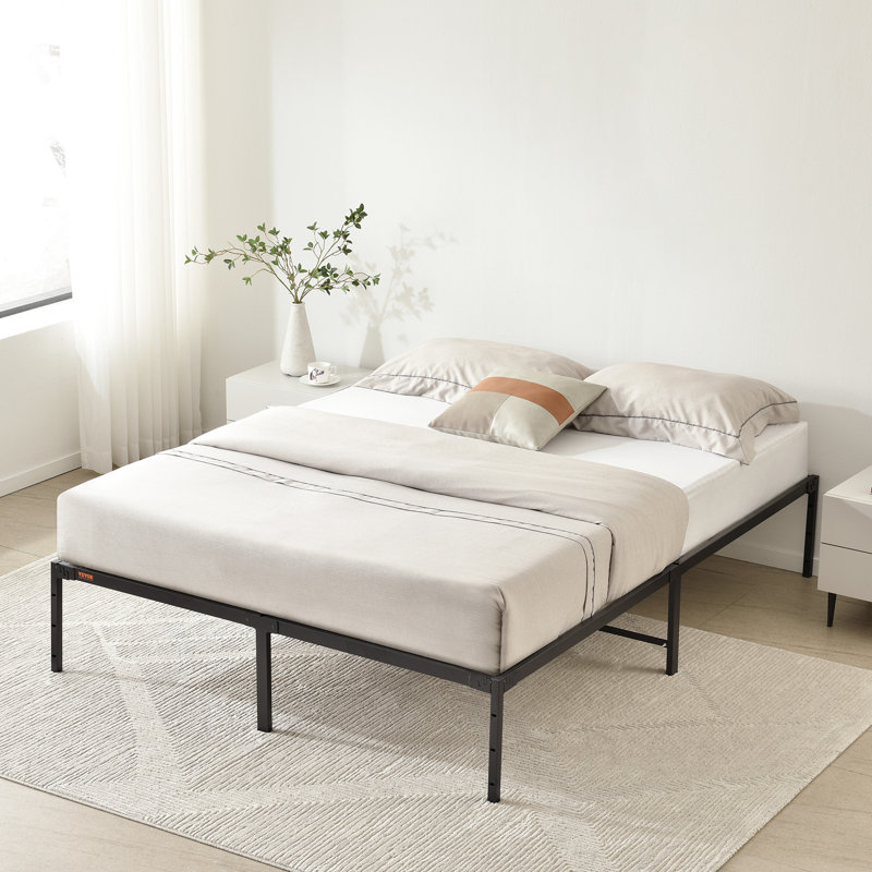 Tesfai 14'' Steel Platform Bed, Queen, 14"