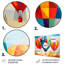 Ensemble de 5 décorations murales géométriques colorées
