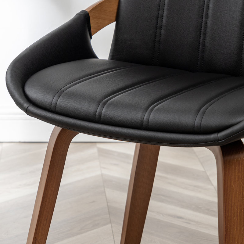 Chaise de bureau à domicile - Fauteuil de bureau rembourré en similicuir avec dossier, Fauteuil de direction ergonomique avec support lombaire
