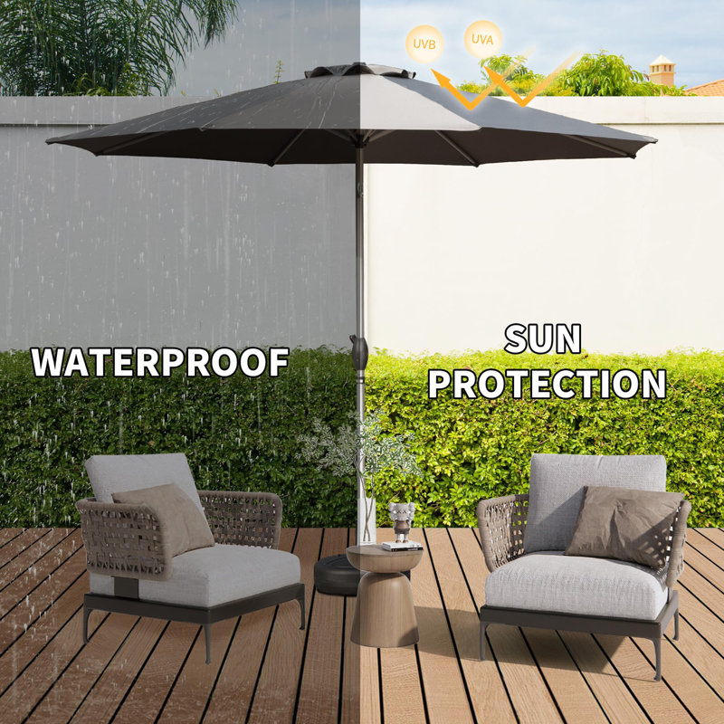 Parasol de patio, Gris