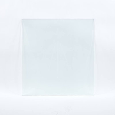 Square Tempered clear glass top (Clear)