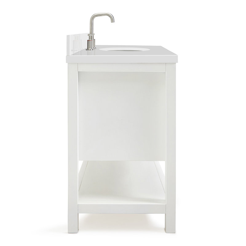 Bayhill 61'' W Single Vanity, Oval, Navy, 61"