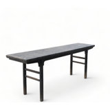 90.6 in. Solid Wood Console Table