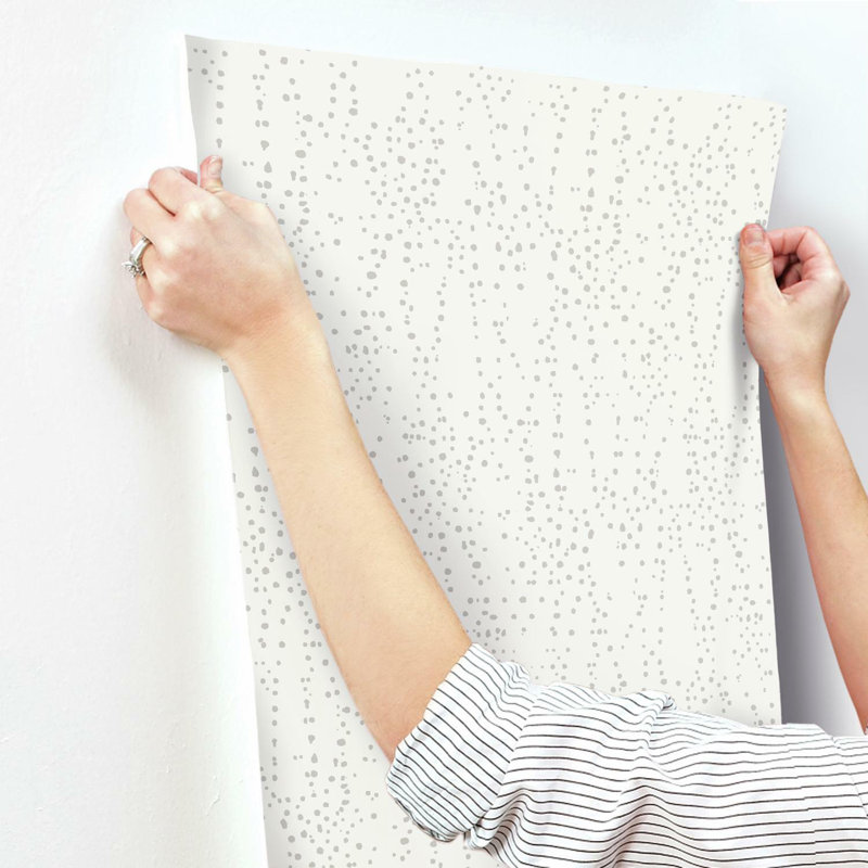 Papier peint Star Struck, Crème / métallique