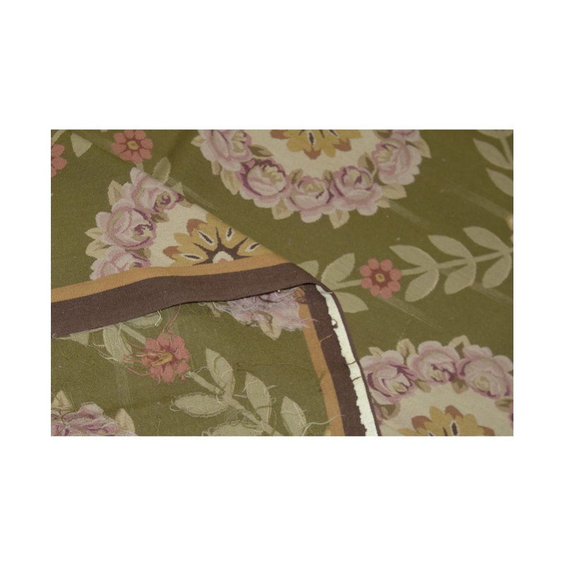 Aubusson Renaissance Hand Woven Wool Moroccan Area Rug