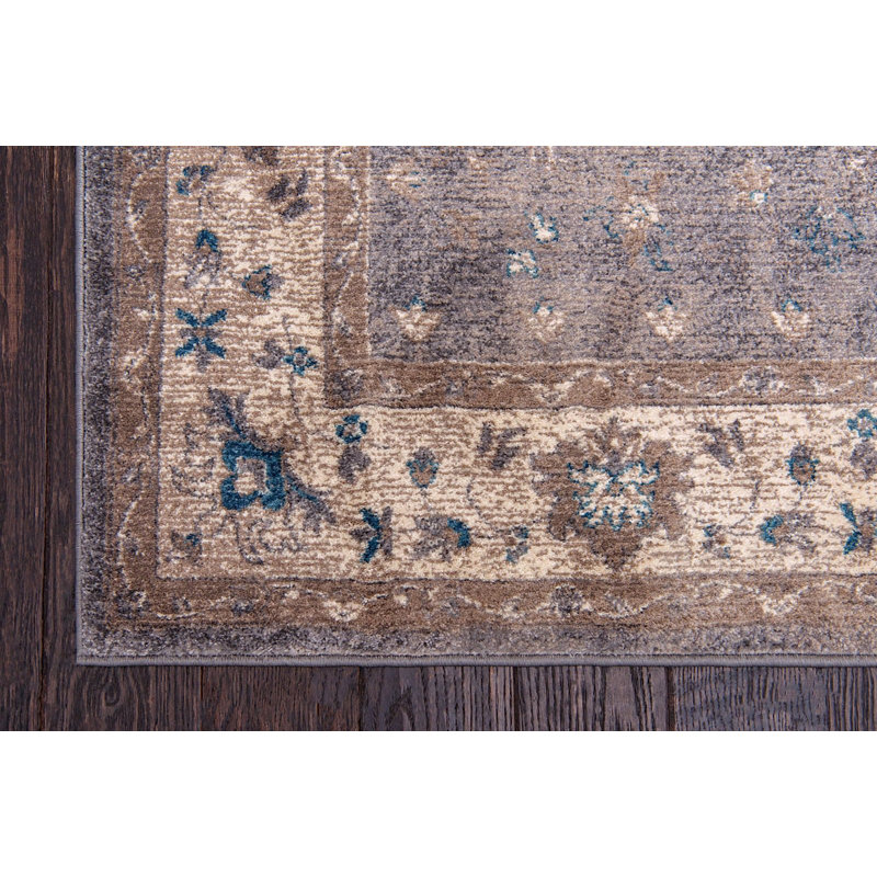 Linz Floral Indoor Rug, Rectangle 2' x 3'