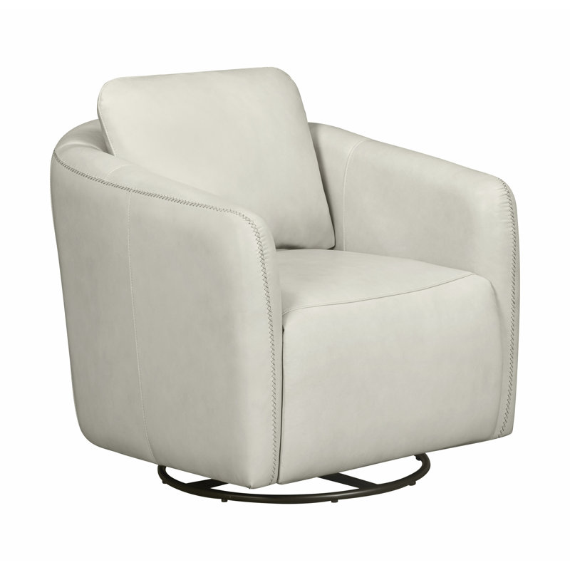 Fauteuil d'appoint pivotant et pivotant, Ivoire Renaissance