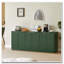 Buffet de 67 pouces avec ondulation moderne et contour arrondi