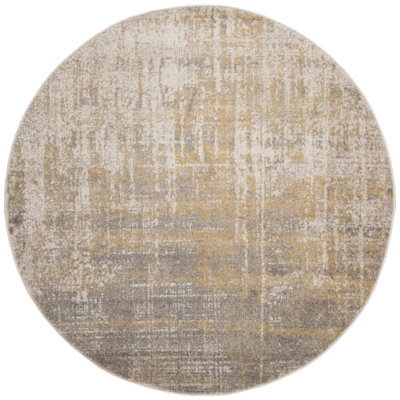 Tapis crème / doré Bethlyn