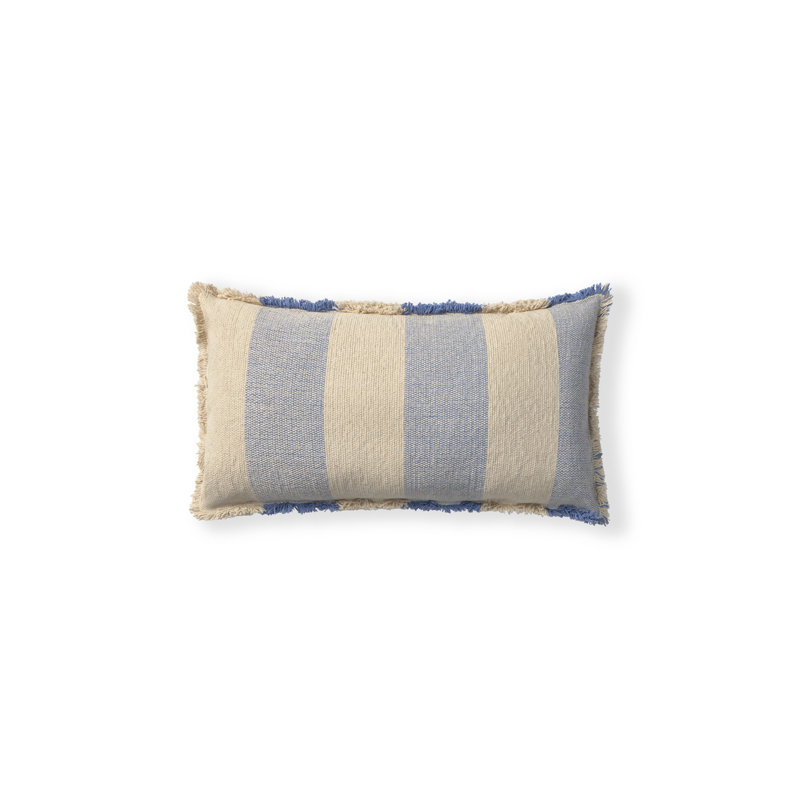 Lignes de coussin rectangulaires bleues