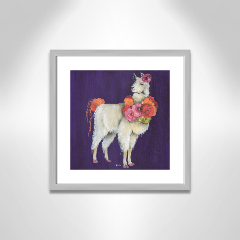Art sur toile little, H 17 po x l 17 po x P 1,18 po, Cadre argenté