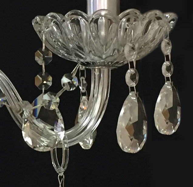 Style bougie classique/traditionnel 4 lumières lustre Fianna