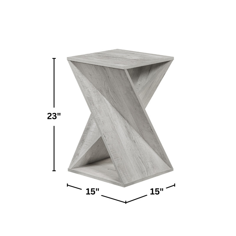 Table de bout Caelah, Rustique naturel