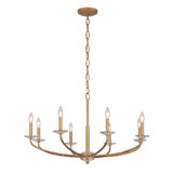 Minka Lavery Atella - 12 Lights Chandelier In Ashen Gold Finish