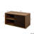 Stackable Home Cabinet With Glass Sliding Doors, Create Space For Garments, Picture Frames, And Books At Home, 29.05*14.14*14.55 Inches, Walnut - Colored, Particle Board + Organizer 2 Keep Clutter ,