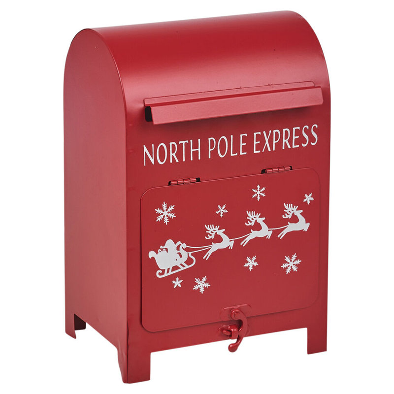 Analuisa Metal Post Mounted Post Box