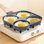 Crêpière antiadhésive en aluminium avec couvercle à 4 trous