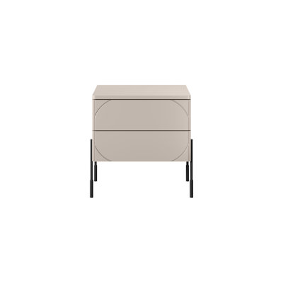 Mekka 49cm W Bedside Table