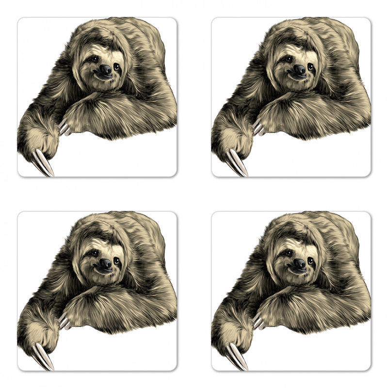 Square 4 Piece Coaster Set