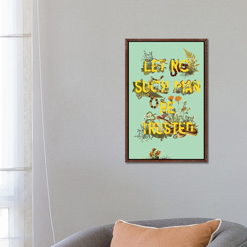 Let No Such Man by Heather Landis - Print on Canvas, Classic Brown Wood Framed, 66.04 cm H x 45.72 cm W