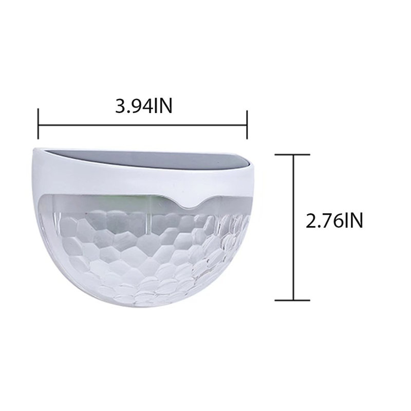 Lumières de terrasse solaires imperméables Alliette, Blanc
