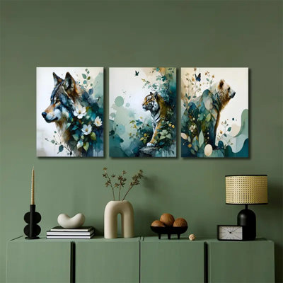 3 Piece Wrapped Canvas Print