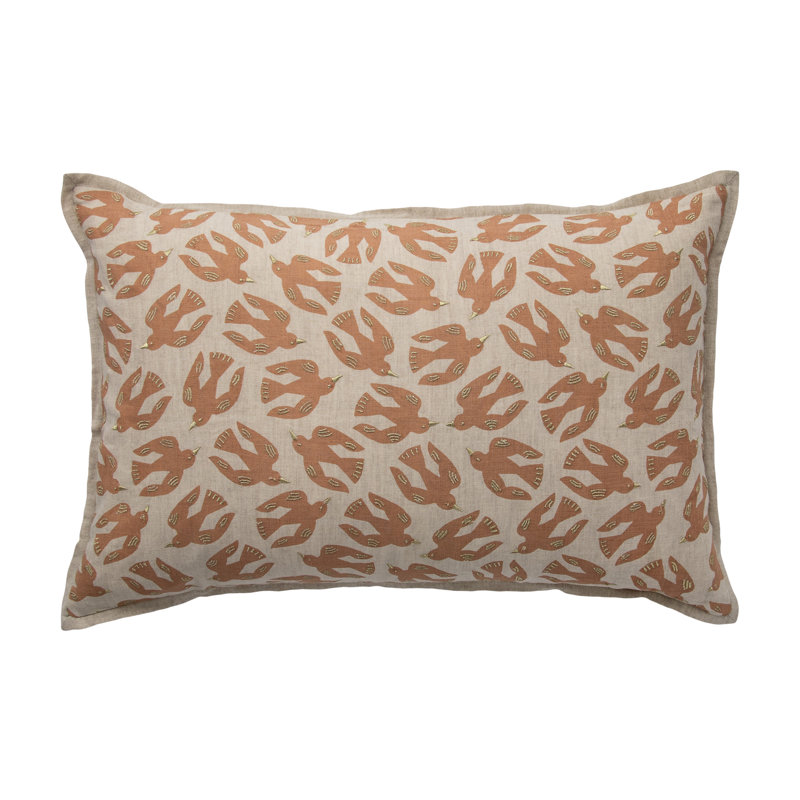 Lumbar Pillow Cover & Insert, Brown