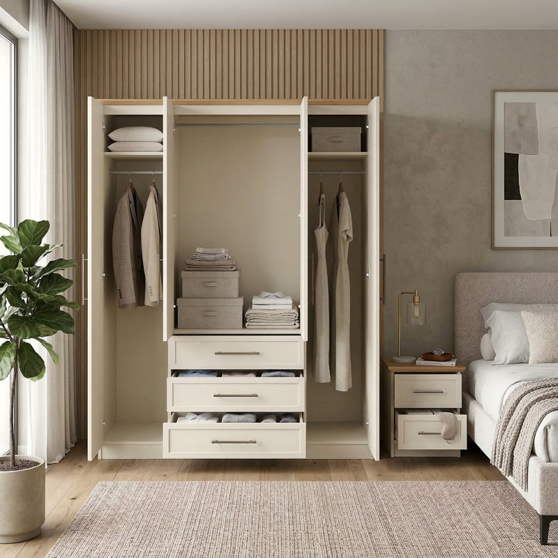Mirage Bedroom Set, Ivory