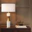 Marble Cinch Lamp-White
